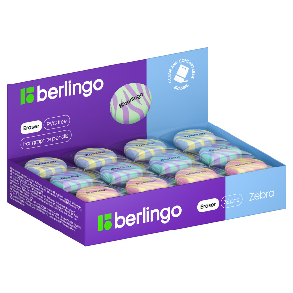 2_Ластик для чернографитных карандашей 36_36_11мм Berlingo Zebra, ассорти